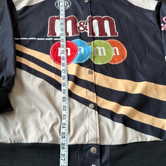 M&M's Colorful Button-Up Jacket. Size Medium - Picture 3 of 7